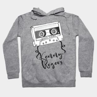 Good Vibes Kenny Rogers // Retro Ribbon Cassette Hoodie